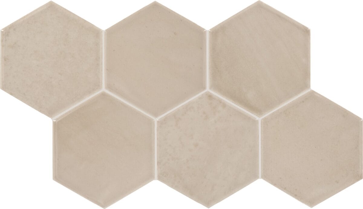 Wall Tile Daltile - Mesmerist - Trance 4" Hexagon Undulated - Wall Tile Daltile