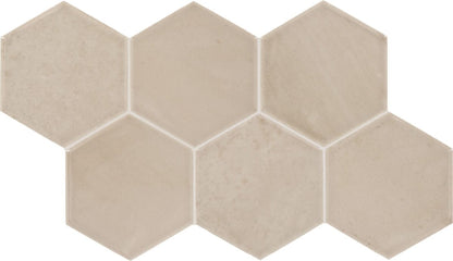 Wall Tile Daltile - Mesmerist - Trance 4" Hexagon Undulated - Wall Tile Daltile