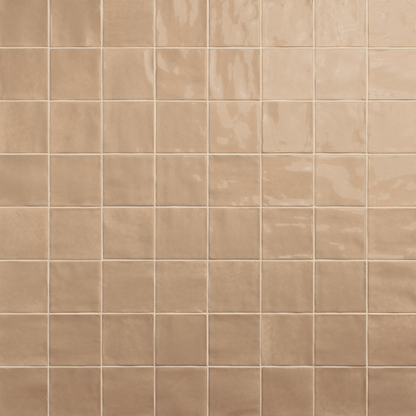 Wall Tile Daltile - Nu Bare - Caramel - Handcrafted - Tile - 4" x 4" Daltile