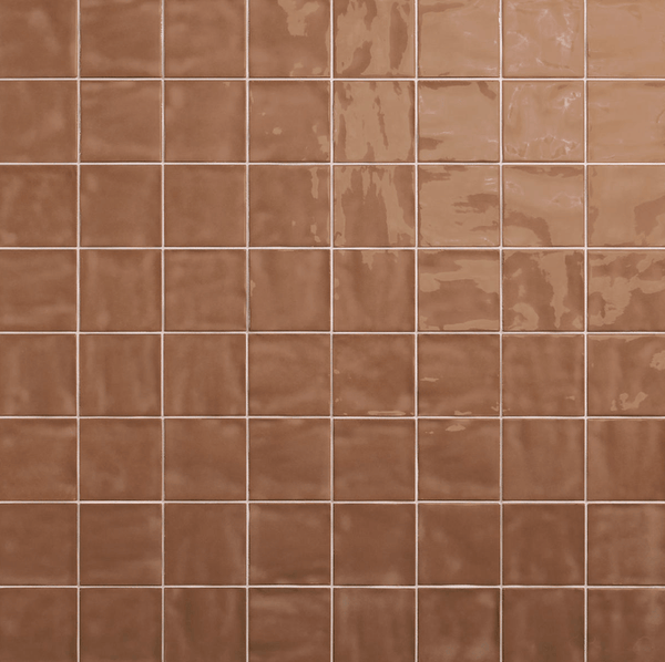 Daltile - Nu Bare - Cocoa - Handcrafted - Tile - 4" x 4"
