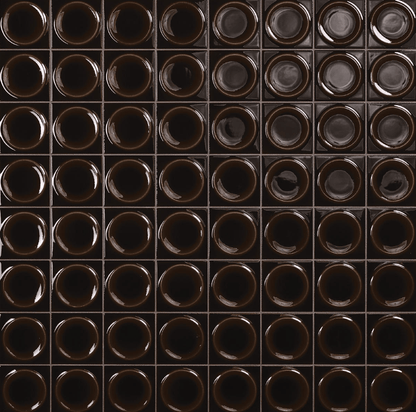 Wall Tile Daltile - Nu Bare - Ebony - Circle - Tile - 4" x 4" Daltile
