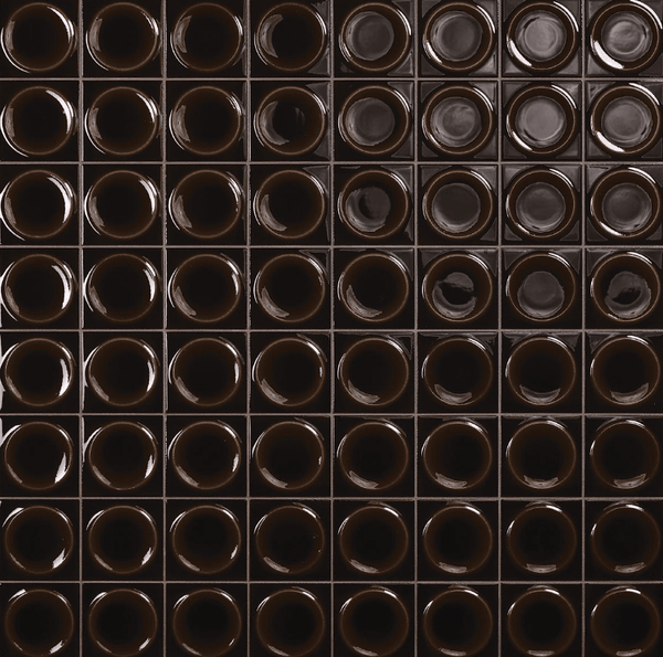 Daltile - Nu Bare - Ebony - Circle - Tile - 4" x 4"