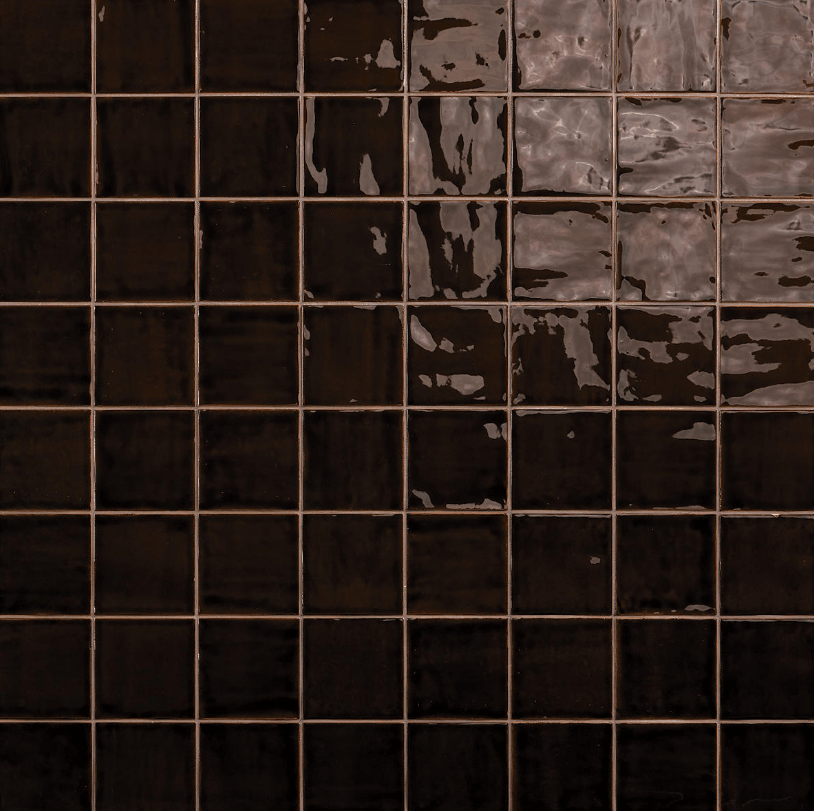 Wall Tile Daltile - Nu Bare - Ebony - Handcrafted - Tile - 4" x 4" Daltile
