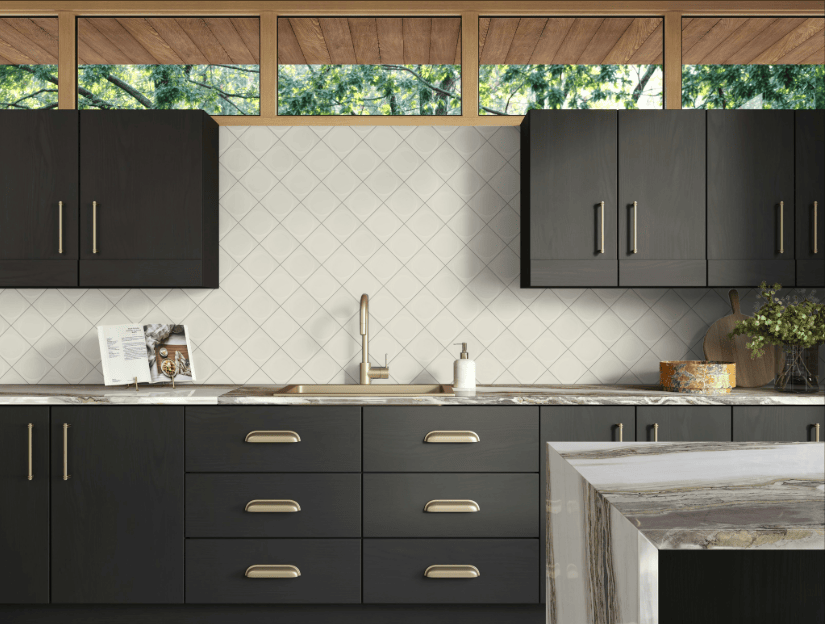 Wall Tile Daltile - Nu Bare - Powder - Circle - Tile - 4" x 4" Daltile