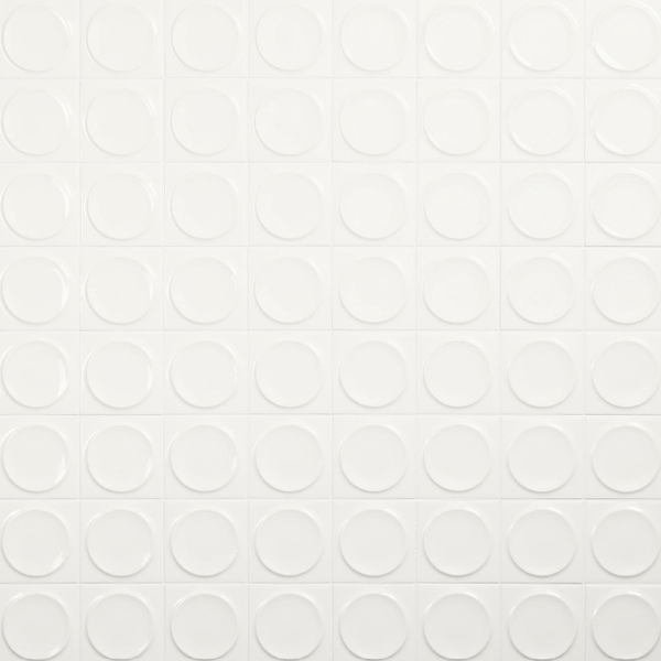 Daltile - Nu Bare - Powder - Circle - Tile - 4" x 4"
