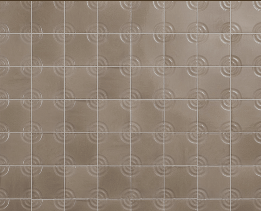 Wall Tile Daltile - Relicca - Antique - Circle - Tile - 4" x 4" Daltile