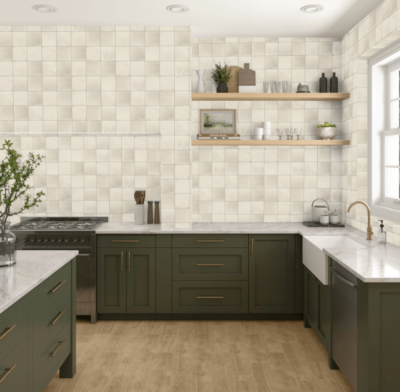 Wall Tile Daltile - Relicca - Deckle - Handcrafted - Tile - 4" x 4" Daltile