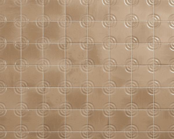 Daltile - Relicca - Foxed - Circle - Tile - 4" x 4"