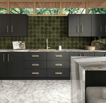 Wall Tile Daltile - Relicca - Nook - Circle - Tile - 4" x 4" Daltile