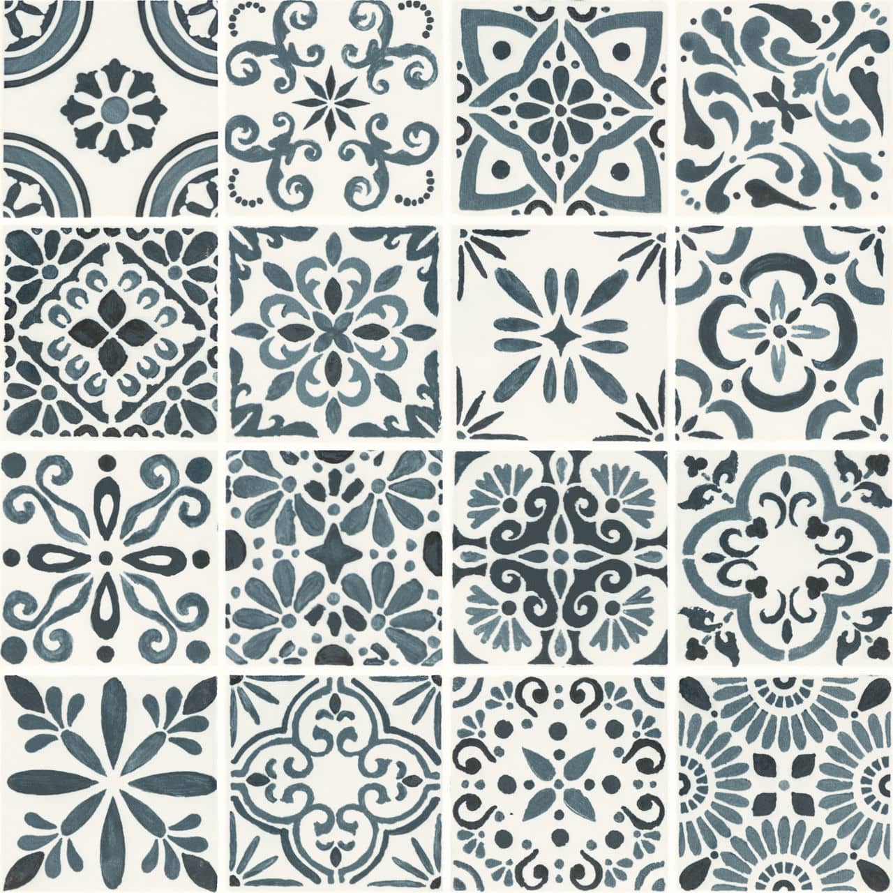 Wall Tile Marazzi - Cotto Revival - Lagos Square 4x4 Deco Wall Tile Marazzi