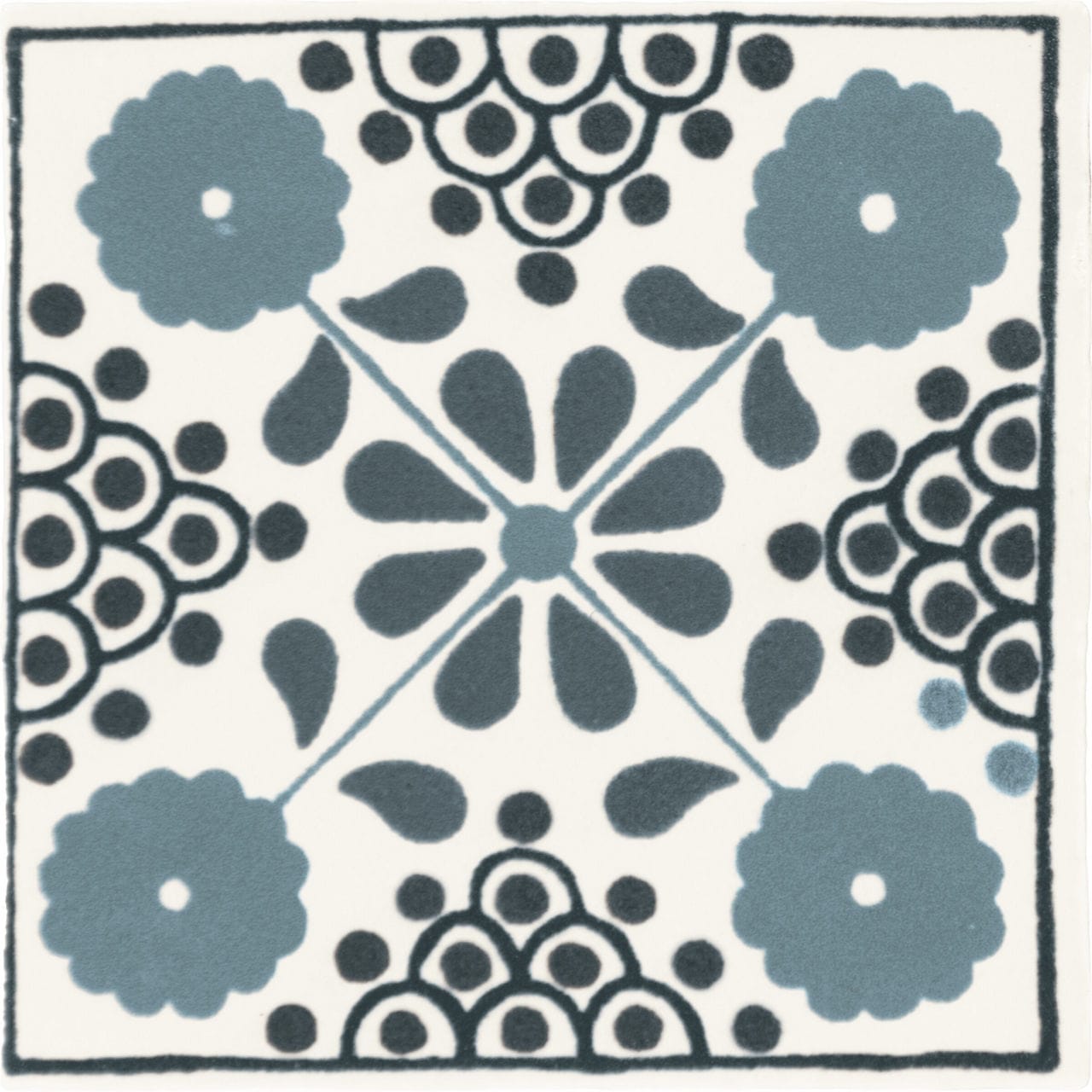 Wall Tile Marazzi - Cotto Revival - Lagos Square 4x4 Deco Wall Tile Marazzi