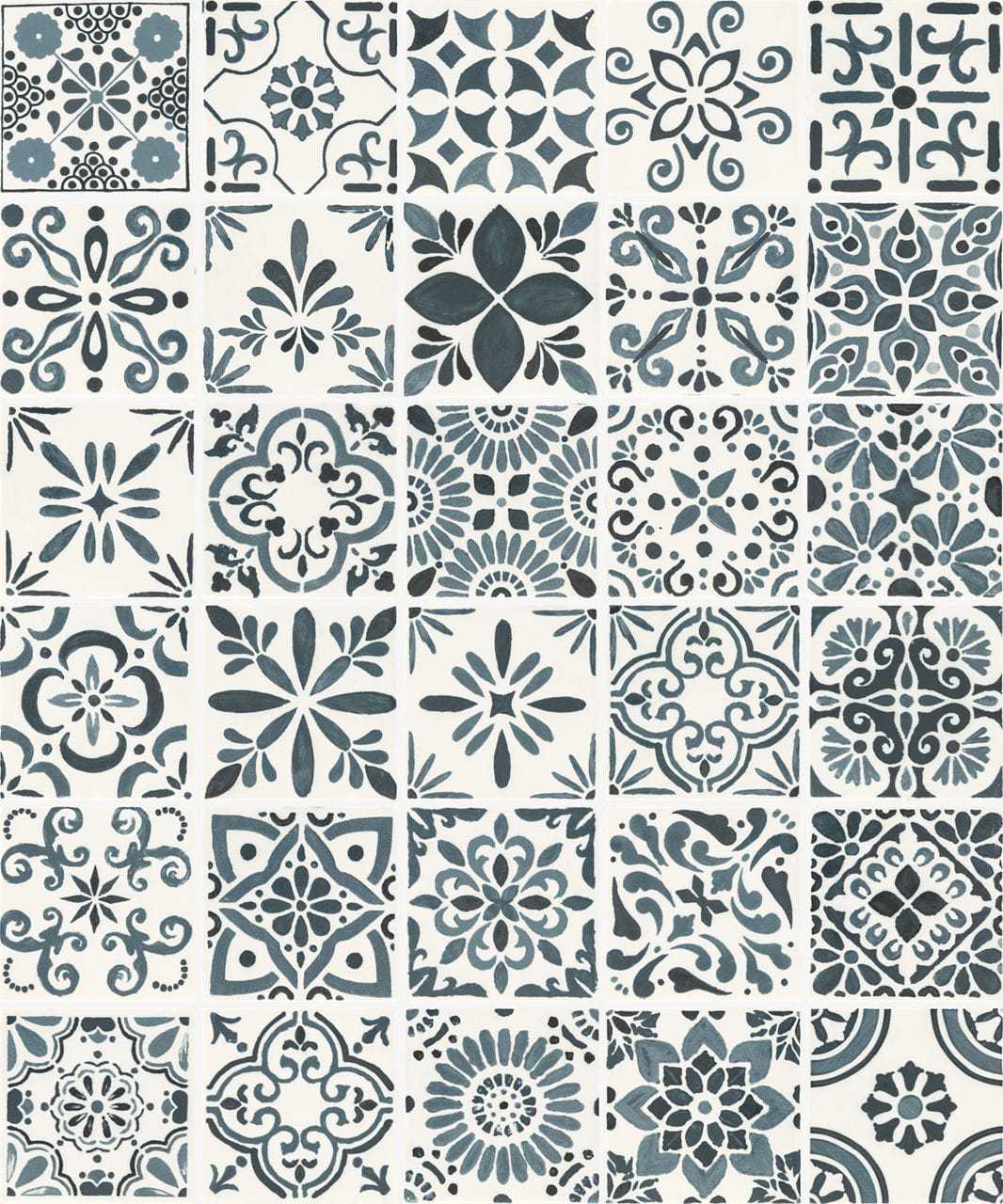 Wall Tile Marazzi - Cotto Revival - Lagos Square 4x4 Deco Wall Tile Marazzi