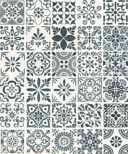 Wall Tile Marazzi - Cotto Revival - Lagos Square 4x4 Deco Wall Tile Marazzi