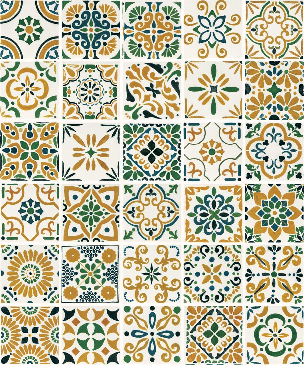 Wall Tile Marazzi - Cotto Revival - Marbella Square 4x4 Deco Wall Tile Marazzi
