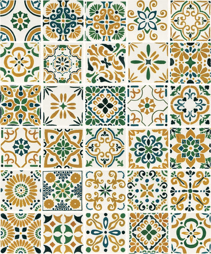 Wall Tile Marazzi - Cotto Revival - Marbella Square 4x4 Deco Wall Tile Marazzi