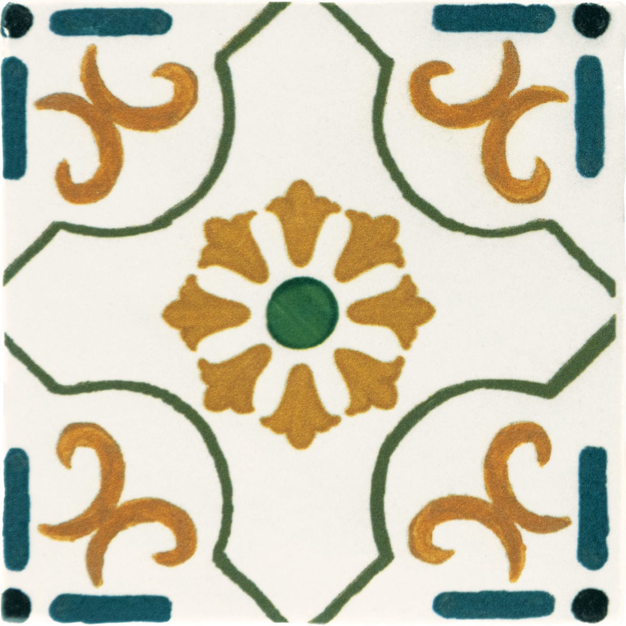 Wall Tile Marazzi - Cotto Revival - Marbella Square 4x4 Deco Wall Tile Marazzi