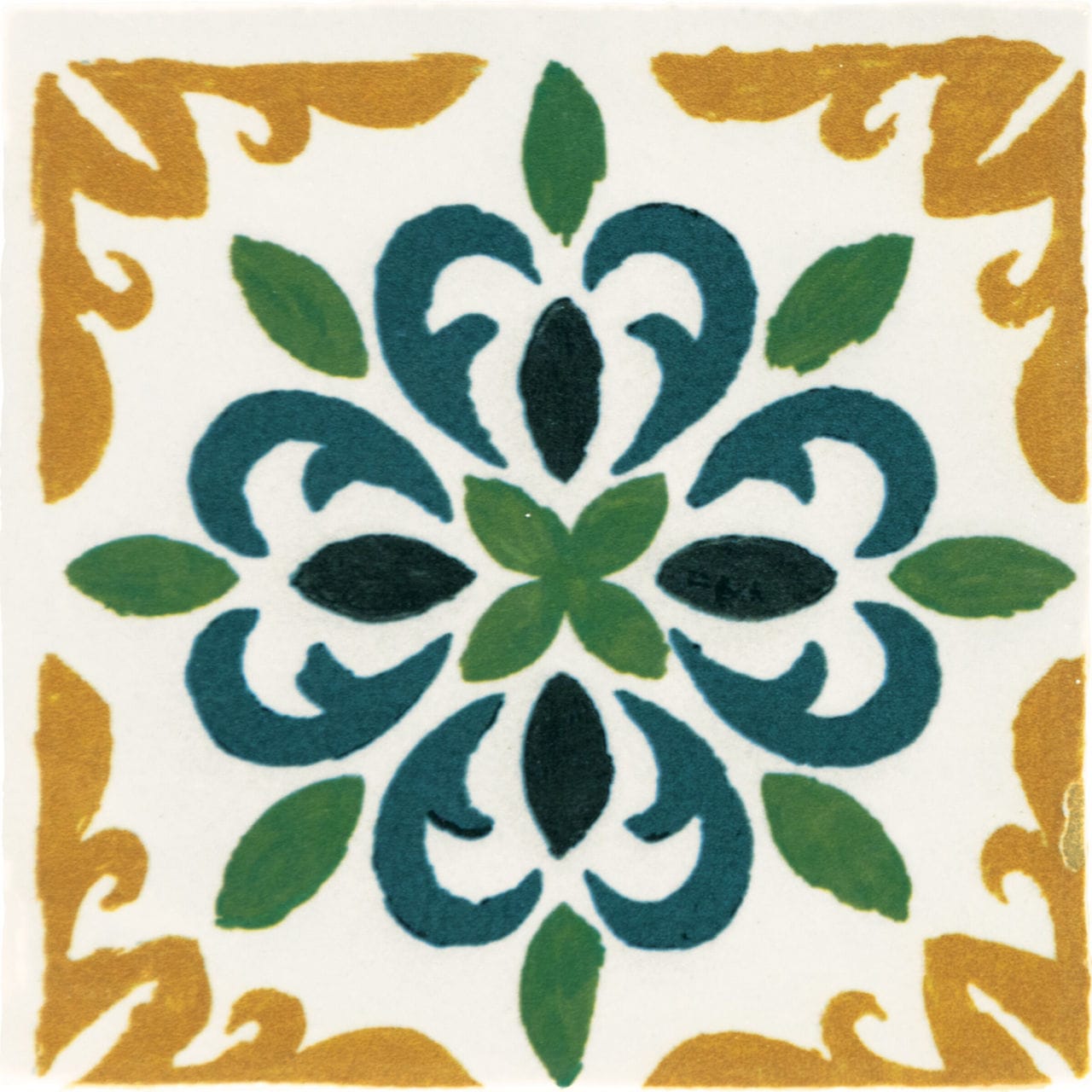 Wall Tile Marazzi - Cotto Revival - Marbella Square 4x4 Deco Wall Tile Marazzi