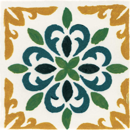 Wall Tile Marazzi - Cotto Revival - Marbella Square 4x4 Deco Wall Tile Marazzi