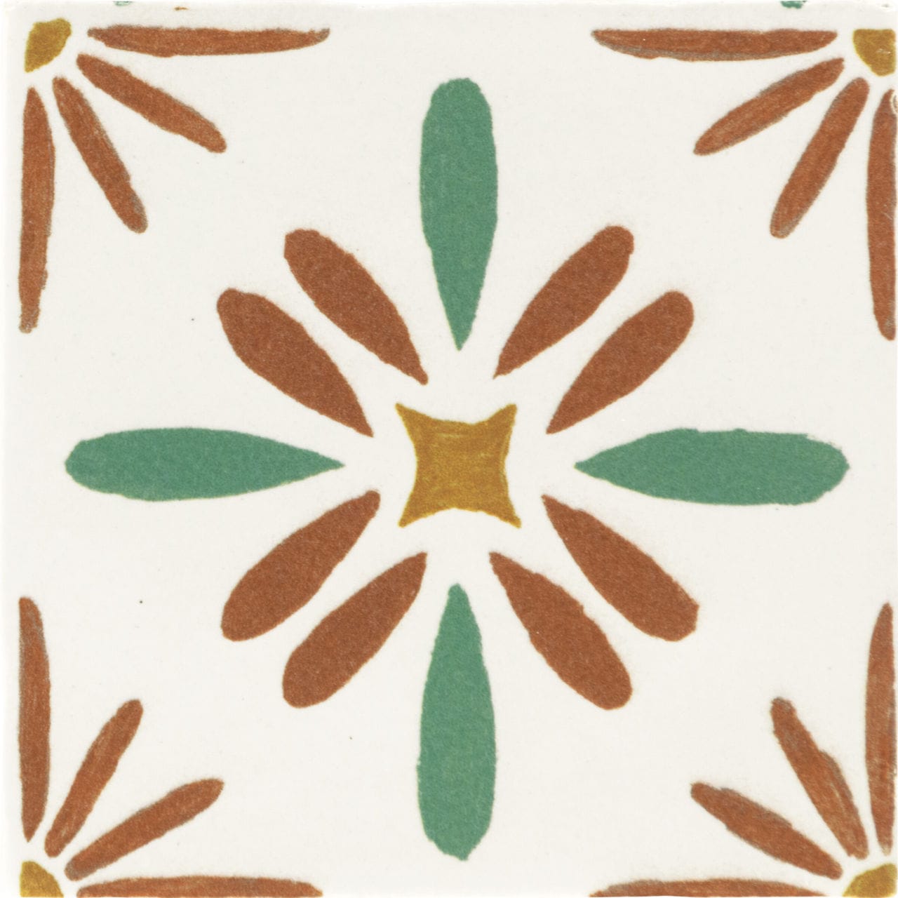 Wall Tile Marazzi - Cotto Revival - Valencia Square 4x4 Deco Wall Tile Marazzi