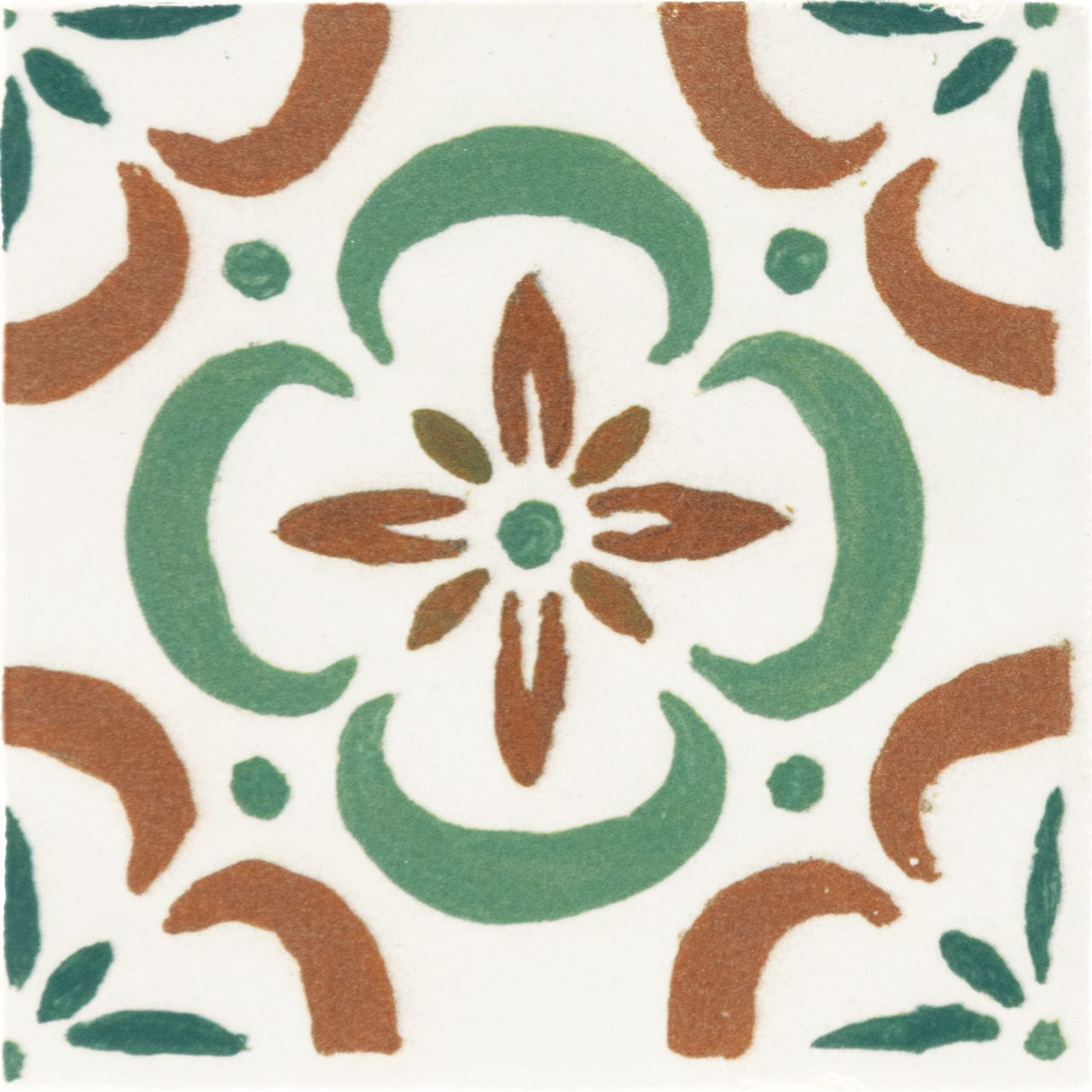 Wall Tile Marazzi - Cotto Revival - Valencia Square 4x4 Deco Wall Tile Marazzi