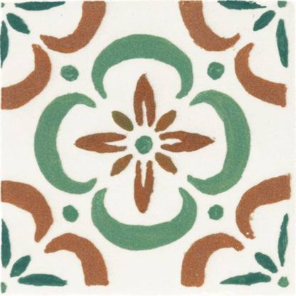 Wall Tile Marazzi - Cotto Revival - Valencia Square 4x4 Deco Wall Tile Marazzi