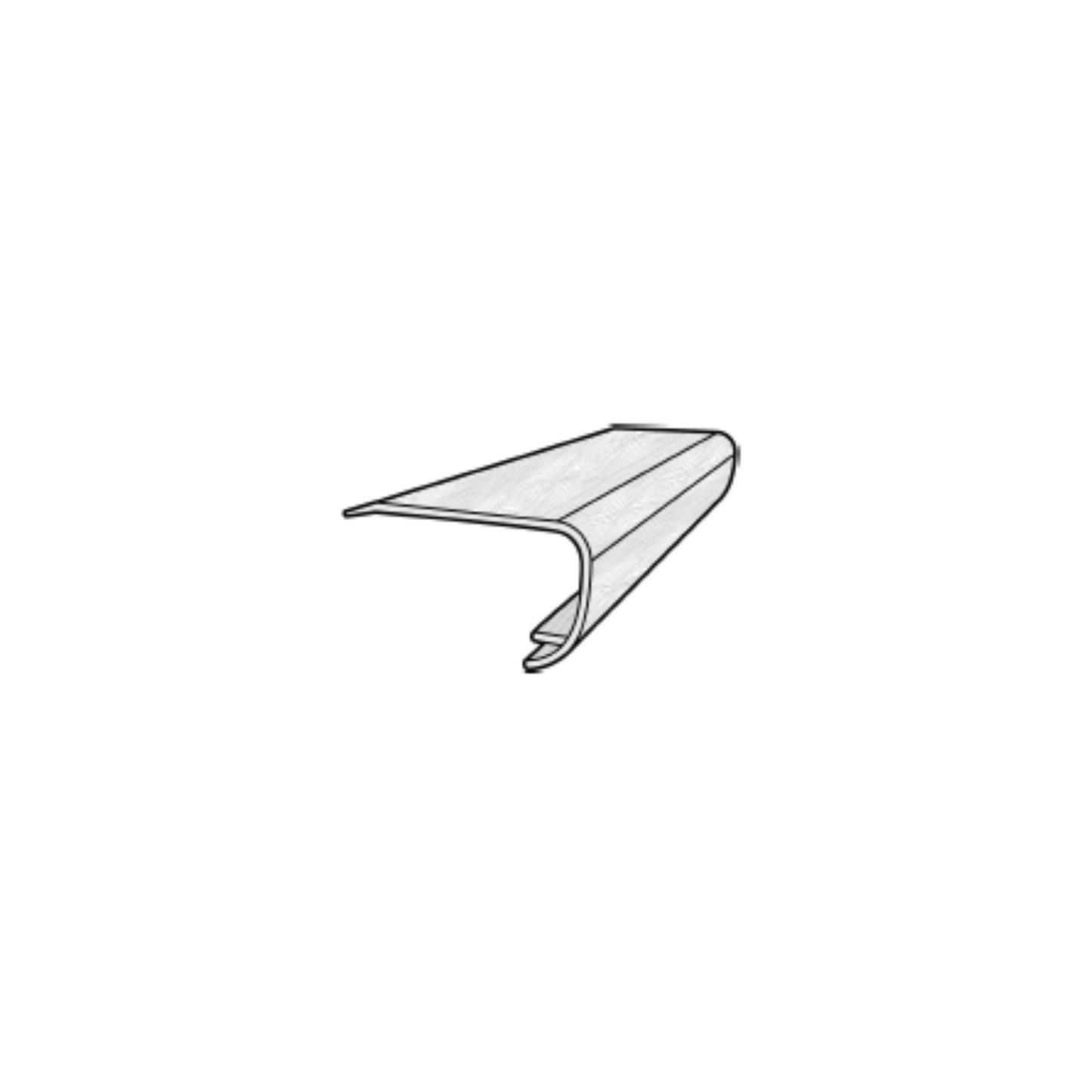 Accessory MSI - Cyrus - Whitfield Gray - Overlap Stair Nose MSI