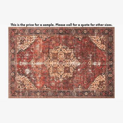 Area Rugs Loloi -  Loren Collection - LQ-07 Red / Navy - Area Rug Loloi