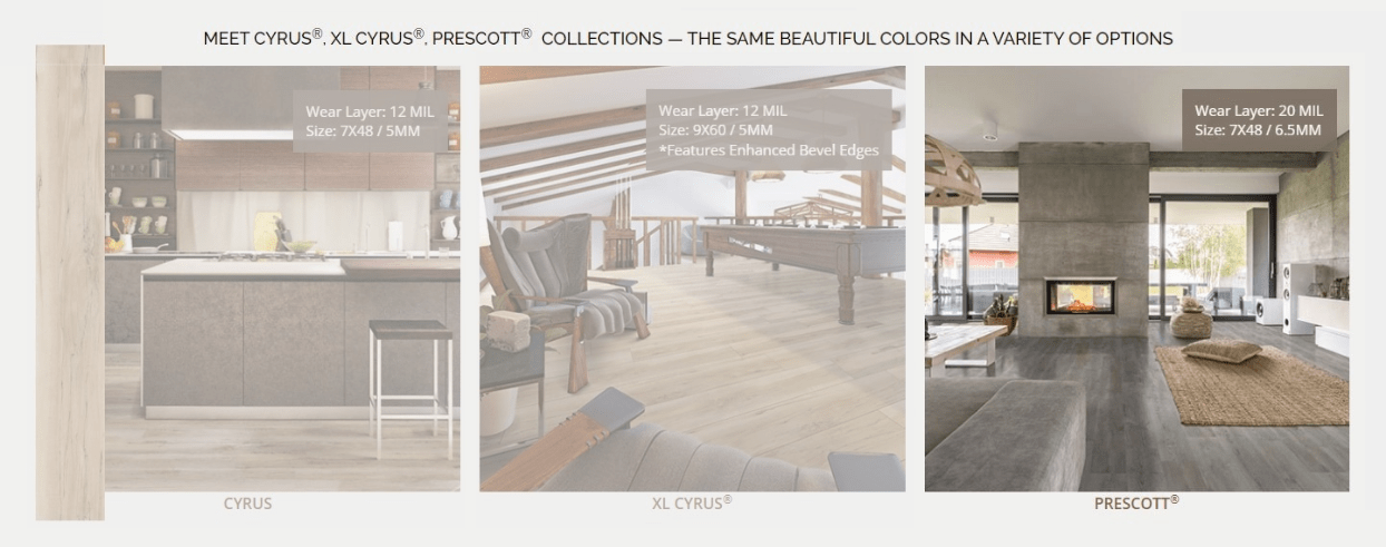 Flooring & Carpet MSI - Everlife® Rigid Core (RC) Collection - Prescott - Billingham Arko Flooring